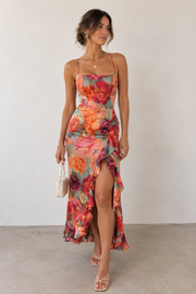 Orange florale