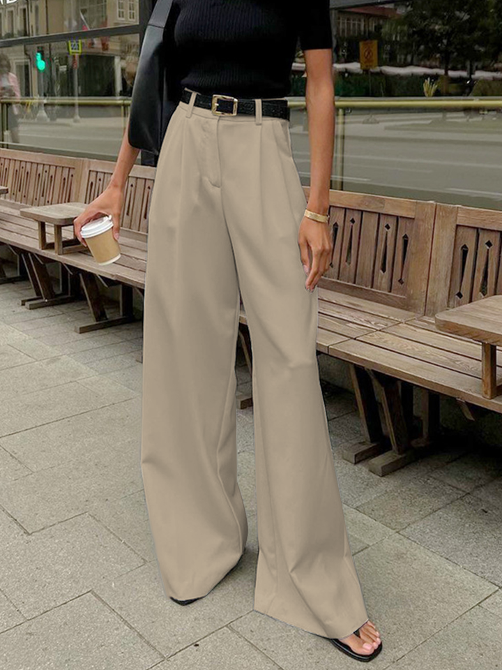 Pantalon large à taille haute pour femmes - Victoria