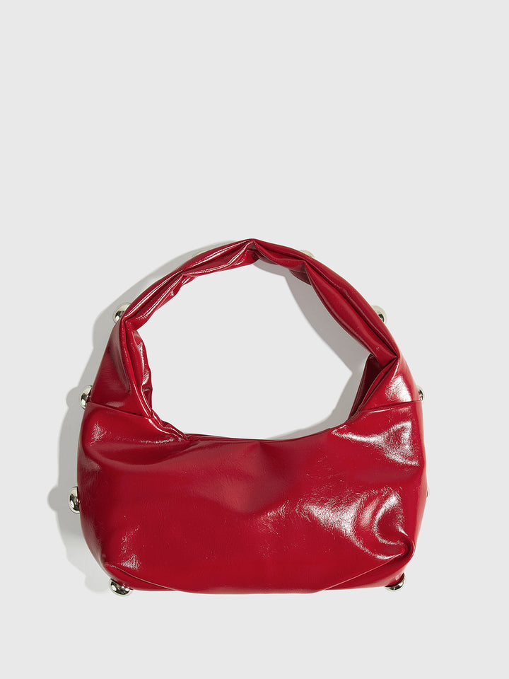 Sac à bandoulière pour femmes avec détails métalliques décoratifs