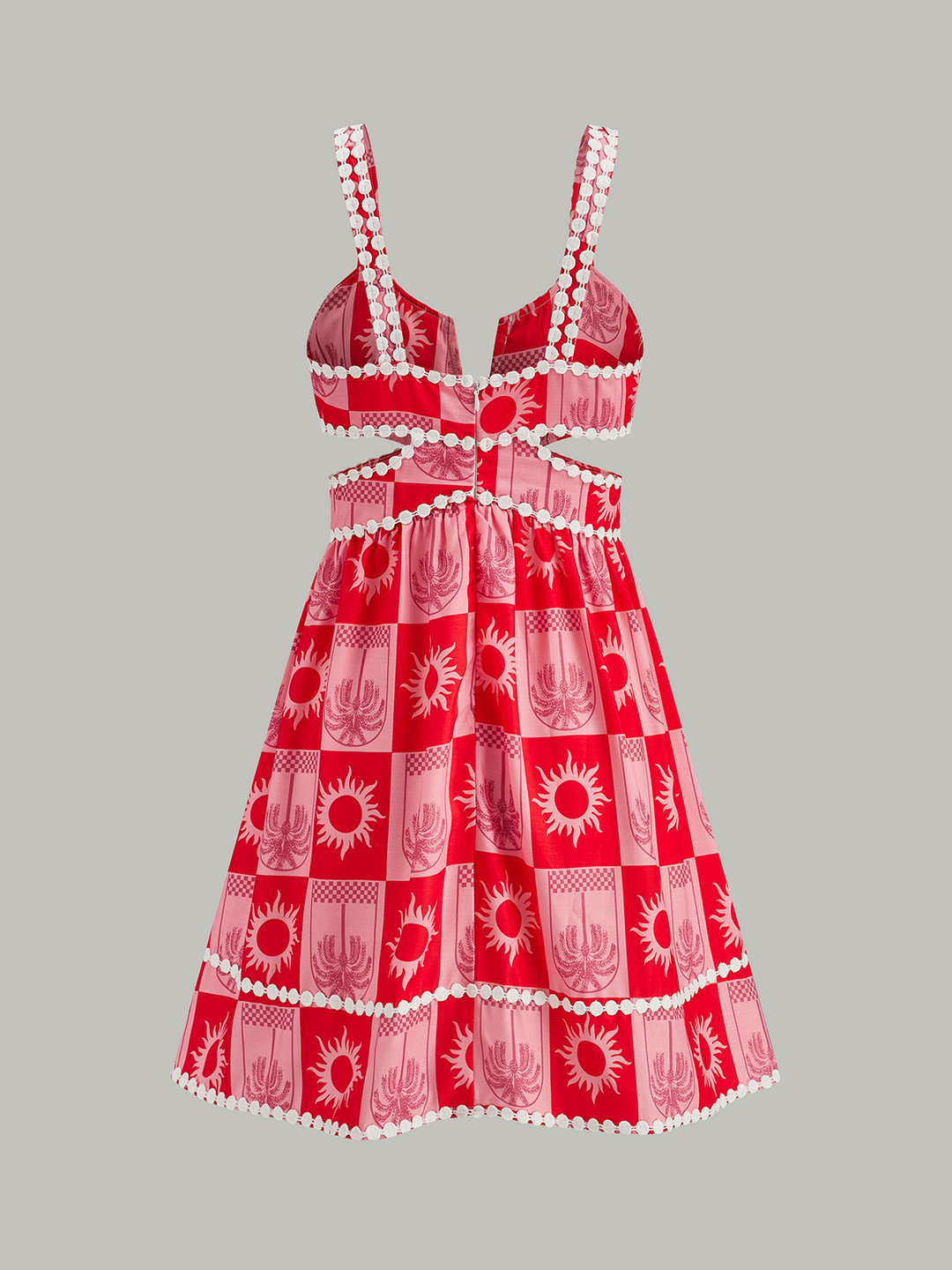 Robe courte pour femme à fines bretelles et au design féminin - Liria