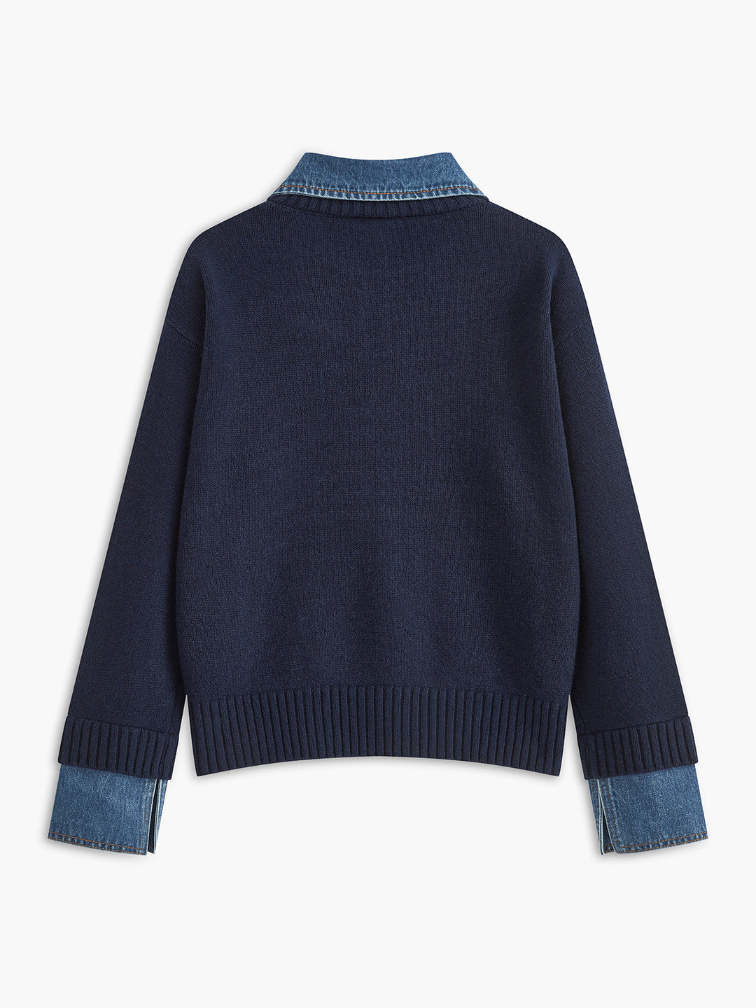 Pull femme à col chemise - Alriksa