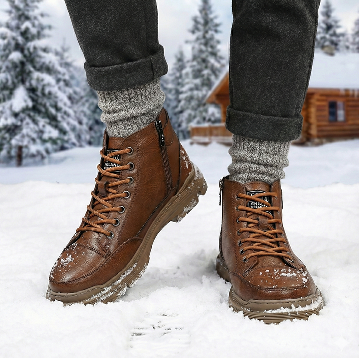 Bottes mi-mollets style vintage pour hommes - Brevik