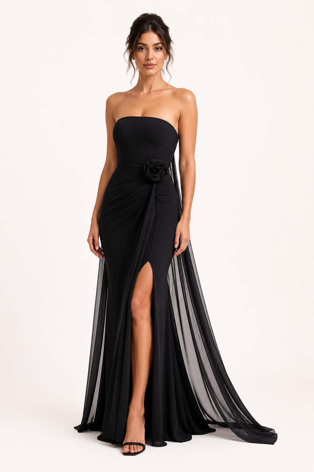 Robe longue élégante pour femme, idéale pour les soirées et les galas - Alruna