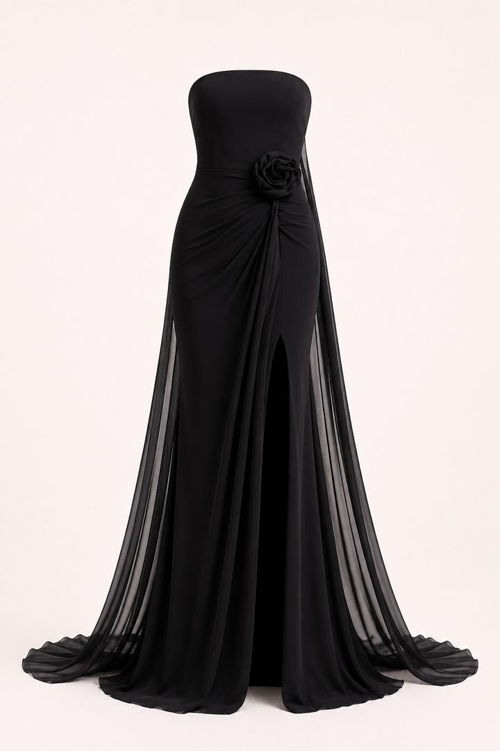Robe longue élégante pour femme, idéale pour les soirées et les galas - Alruna