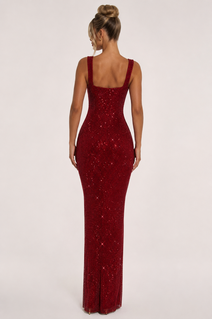 Robe de soirée longue et élégante pour femme, idéale pour les fêtes et les galas - Roswitha