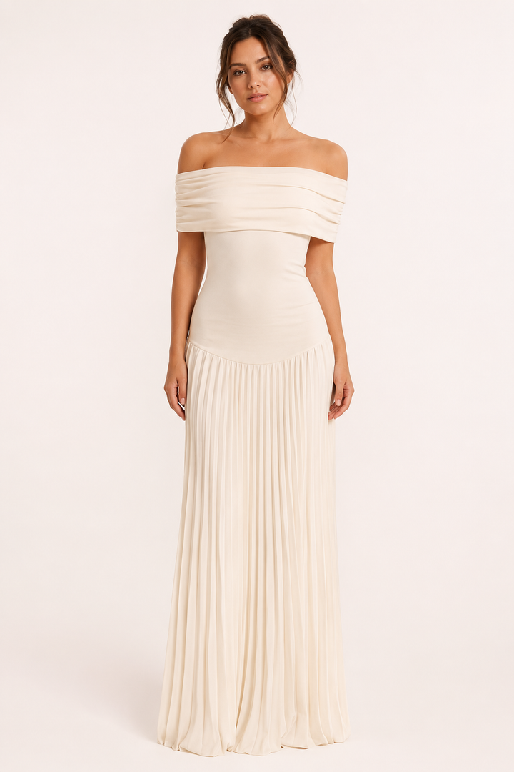 Robe longue élégante pour femme, idéale pour les soirées et les mariages - Melissa