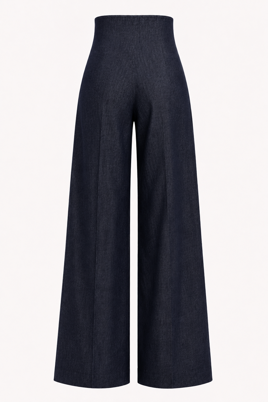 Pantalon femme à jambes larges et taille haute, élégant - Elara