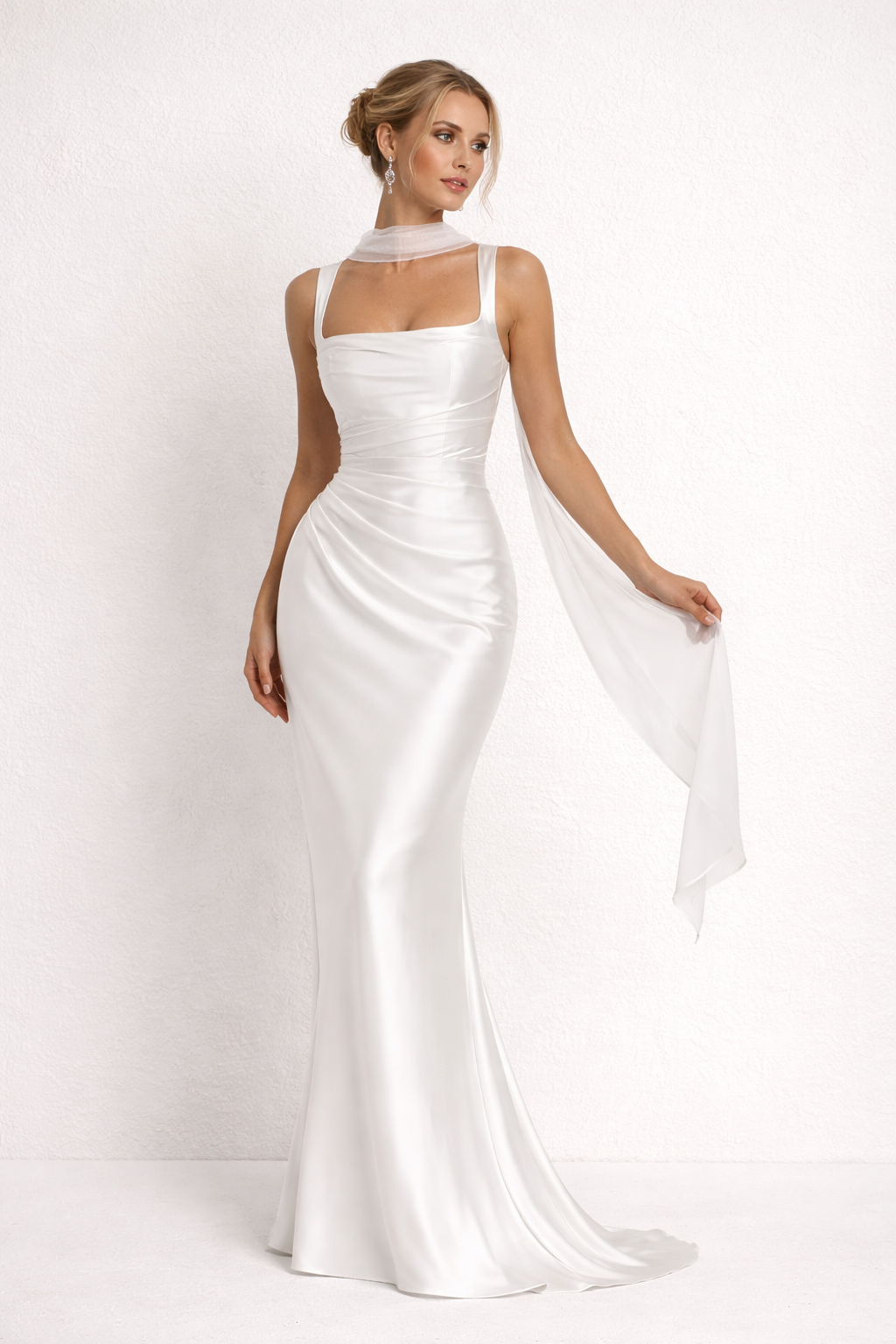 Robe longue élégante et sans manches pour femmes - Astrid