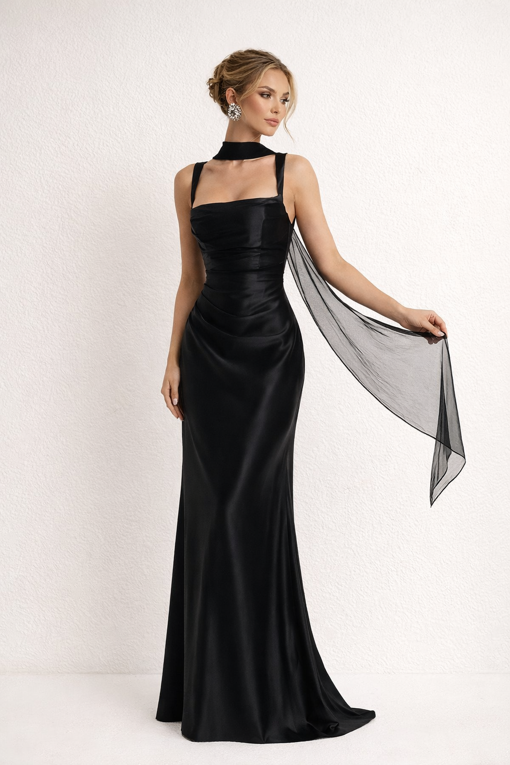 Robe longue élégante et sans manches pour femmes - Astrid
