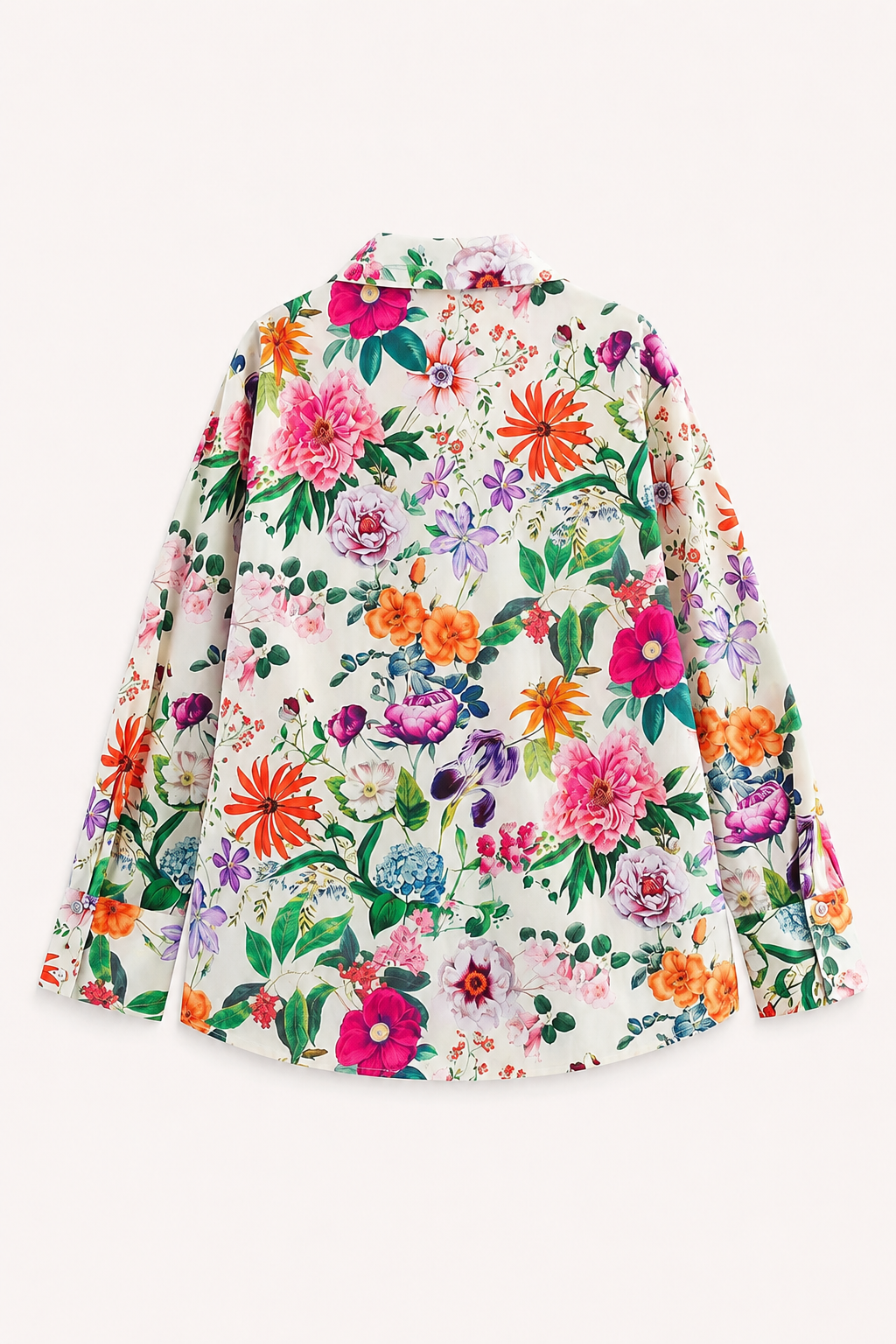Chemisier floral à manches longues pour femmes - Katrin