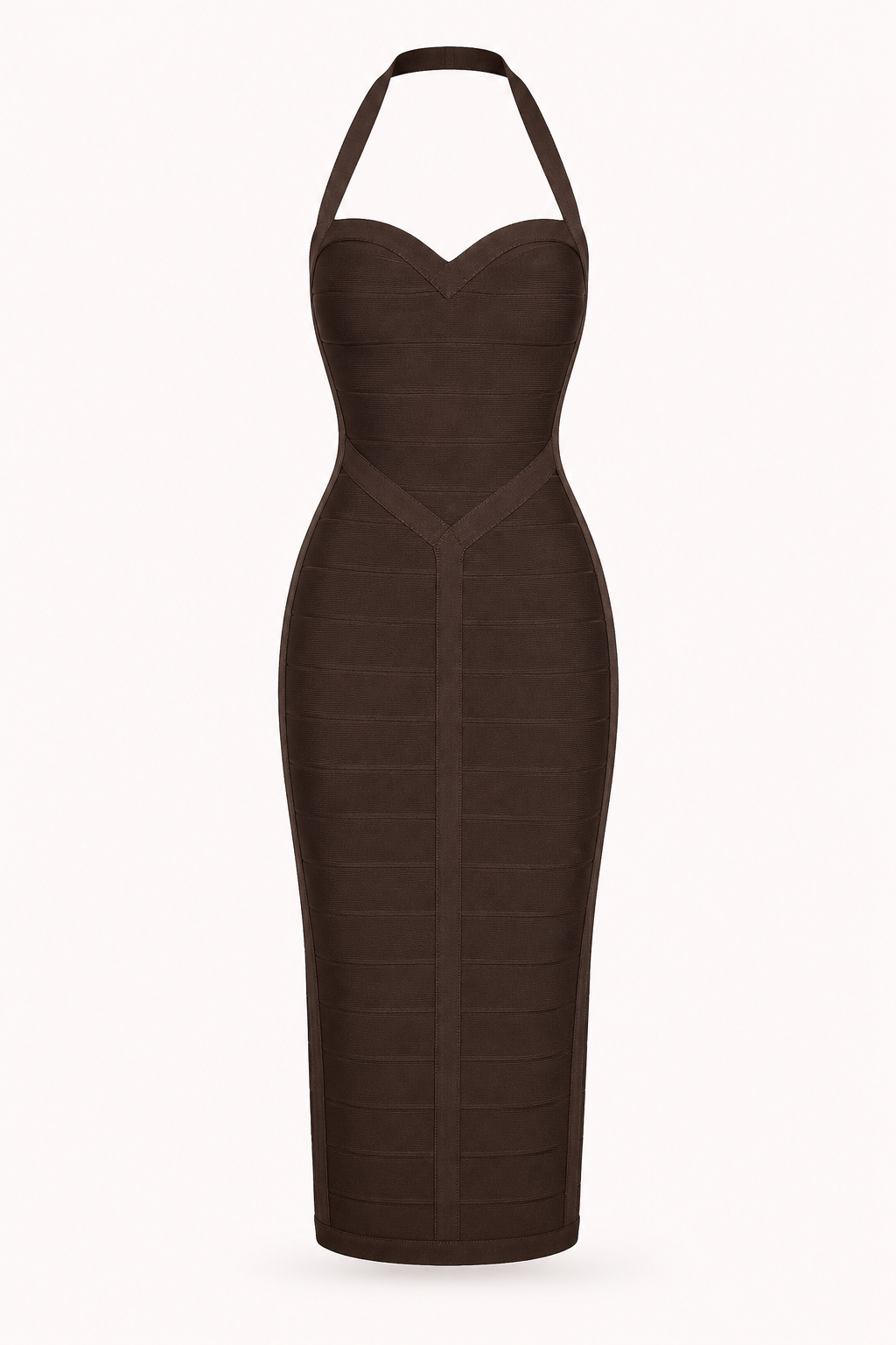 Robe bandage élégante à col licou - Erika