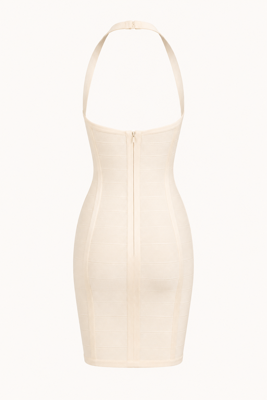 Robe courte moulante de type bandage avec décolleté en cœur - Irma