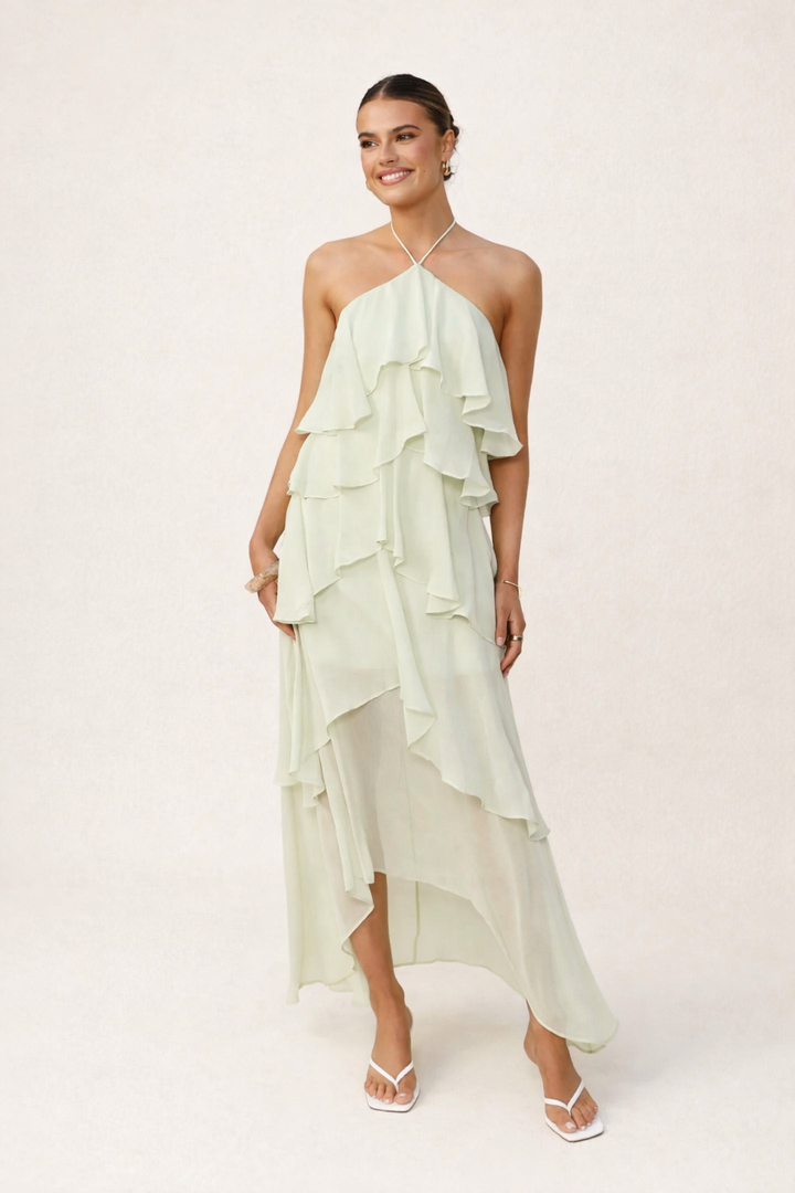 Robe longue dos nu pour femmes, élégante robe de soirée d'été - Kimberly