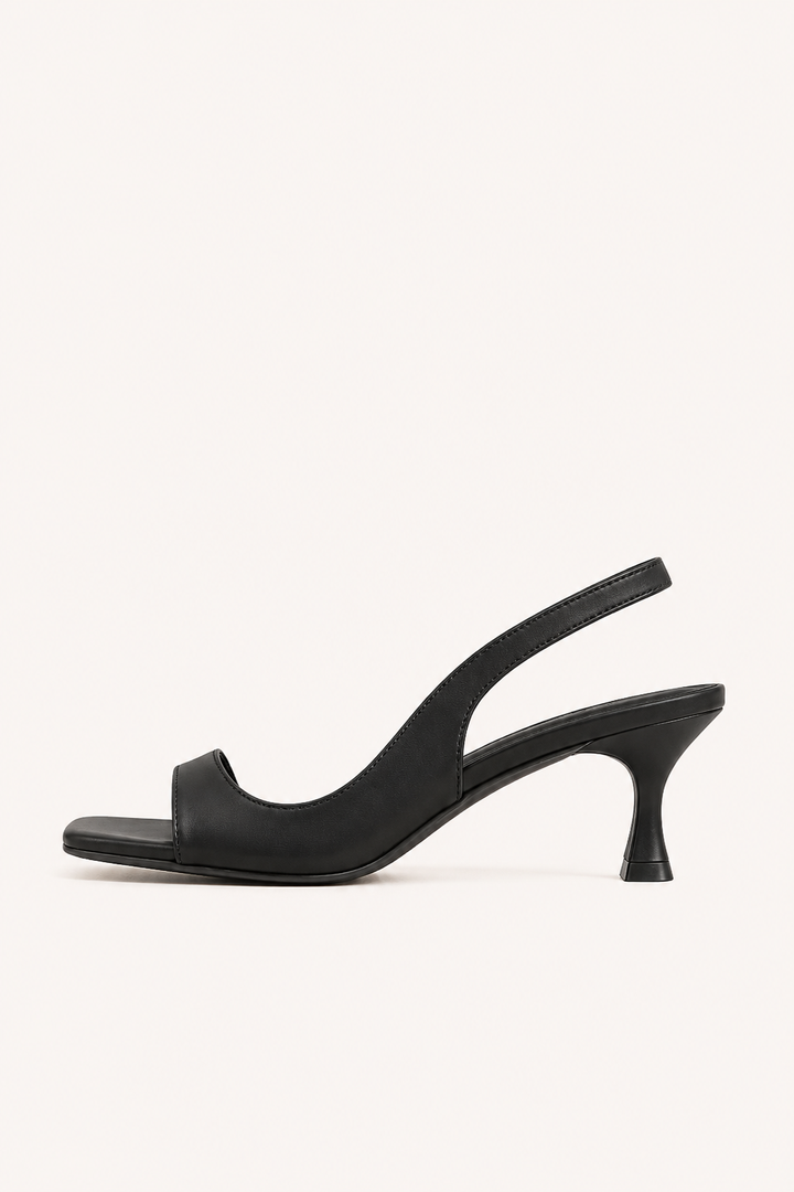 Sandales à talons pour femme, bout carré, sans talon - Ottilie