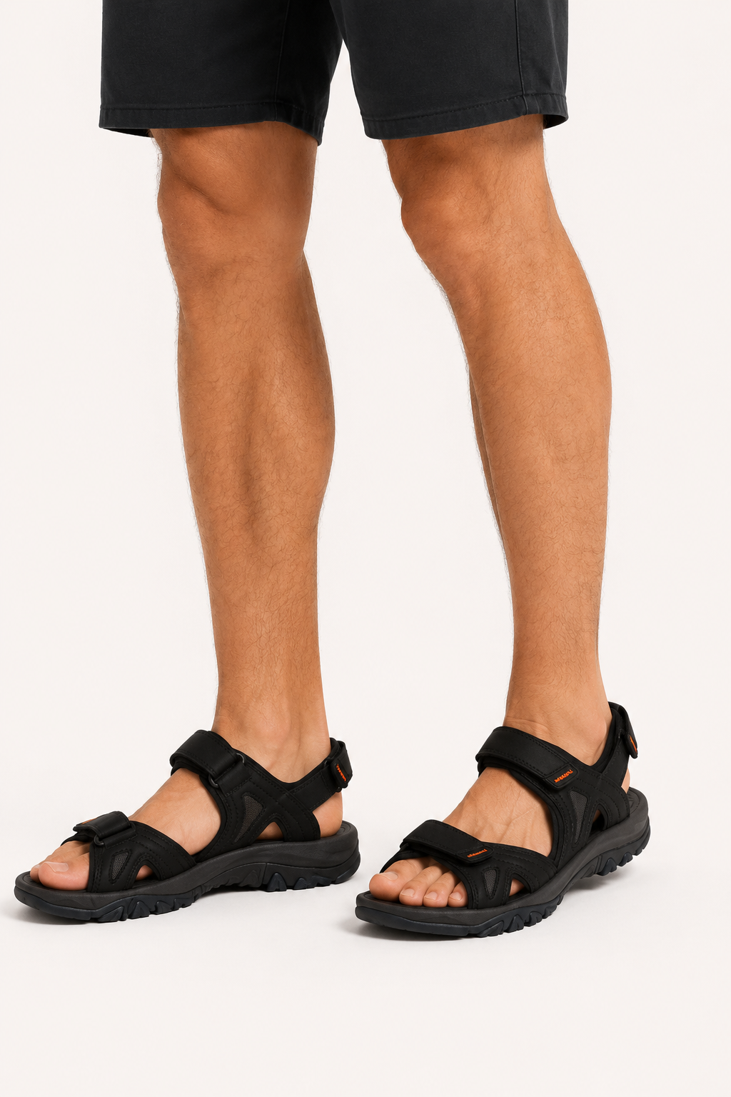 Sandales de sport pour homme à lanières réglables et semelle épaisse - Roderich