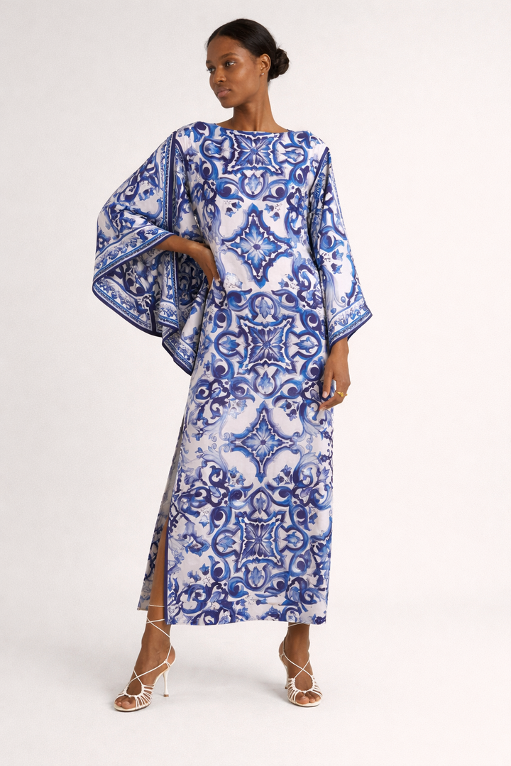 Robe longue tunique ample pour femme - Camila