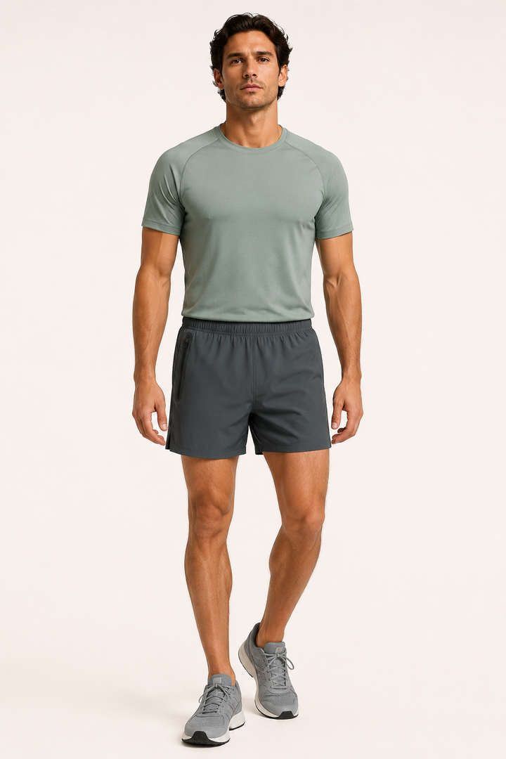 Short de sport pour homme avec poche et fermeture - Gaspar