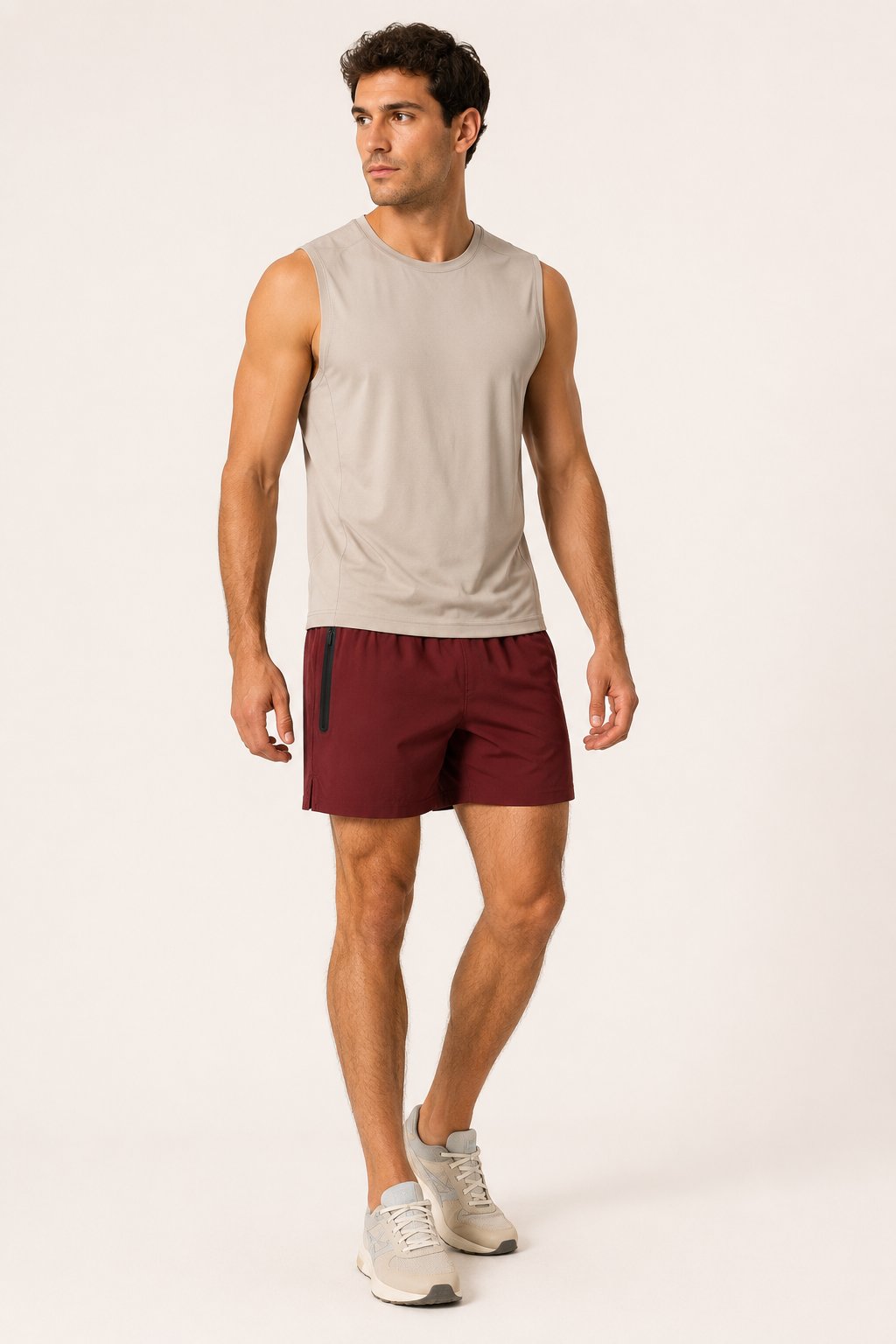 Short de sport pour homme avec poche et fermeture - Gaspar