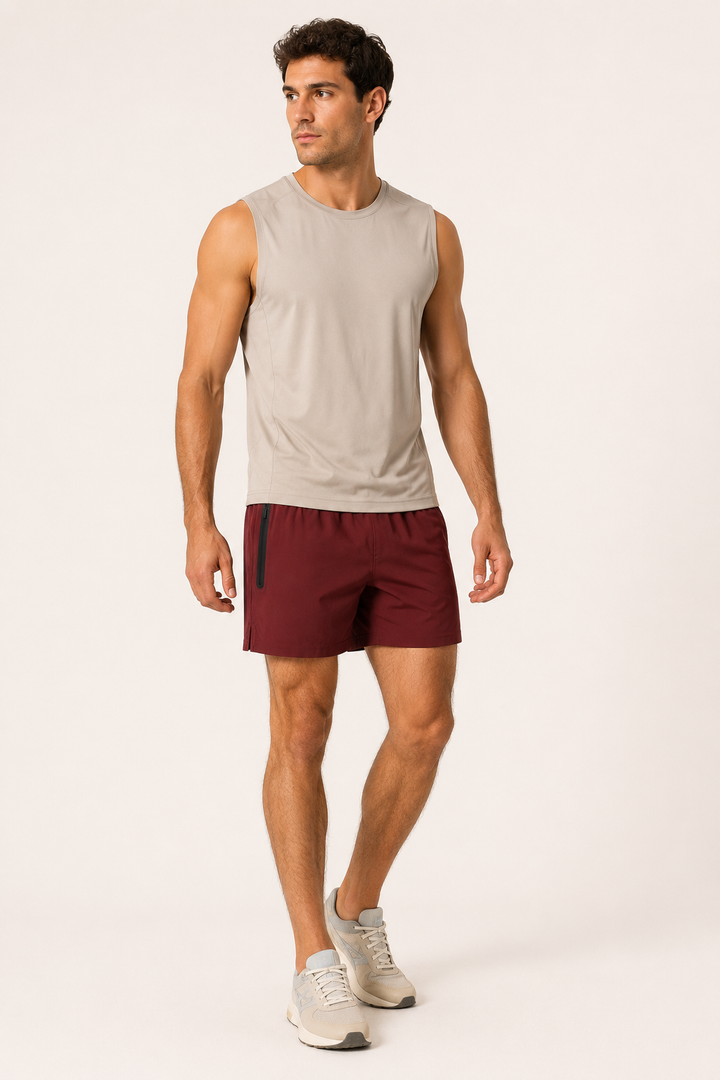 Short de sport pour homme avec poche et fermeture - Gaspar