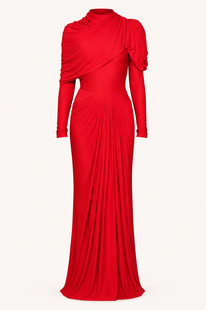 Robe élégante à manches longues et à la coupe ajustée - Sonhia