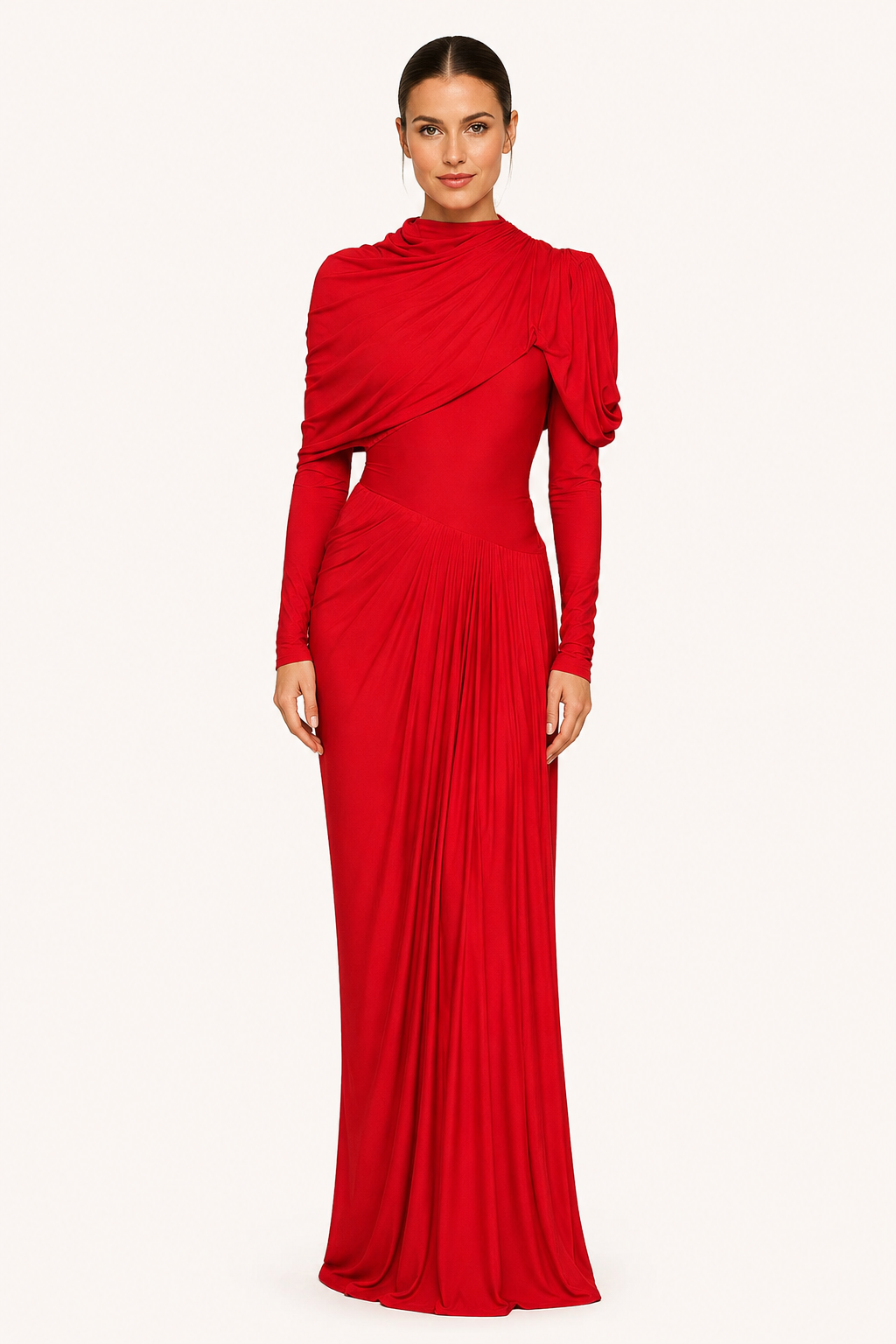 Robe élégante à manches longues et à la coupe ajustée - Sonhia