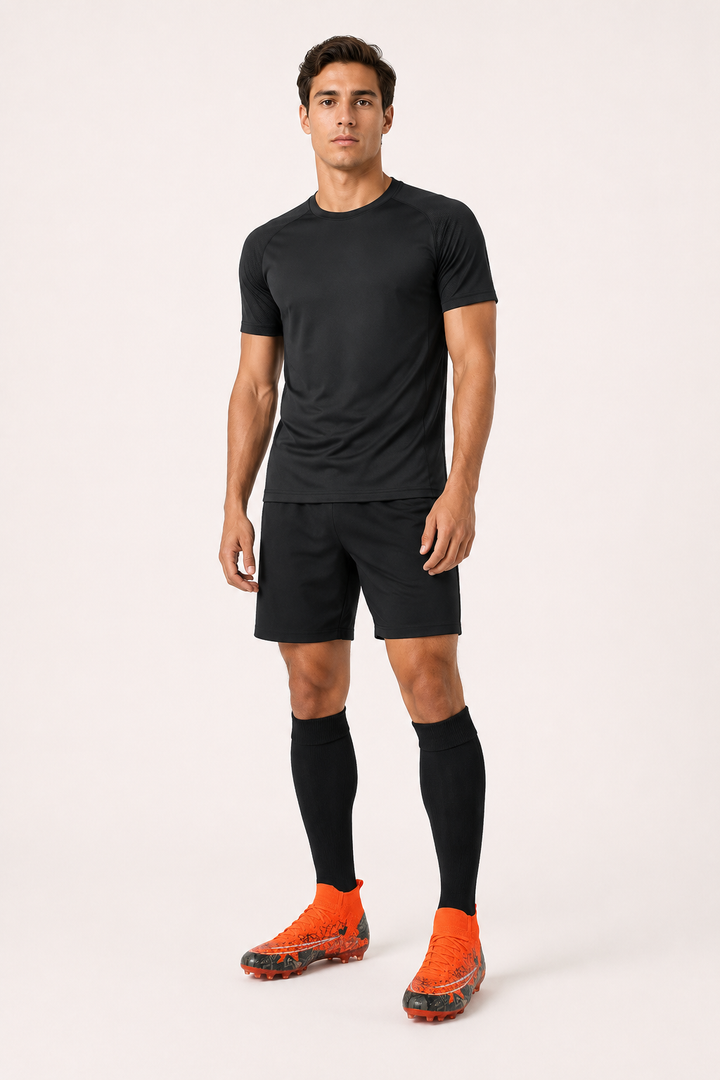 Chaussures de football à crampons avec col élastique, tige mi-haute - Leif