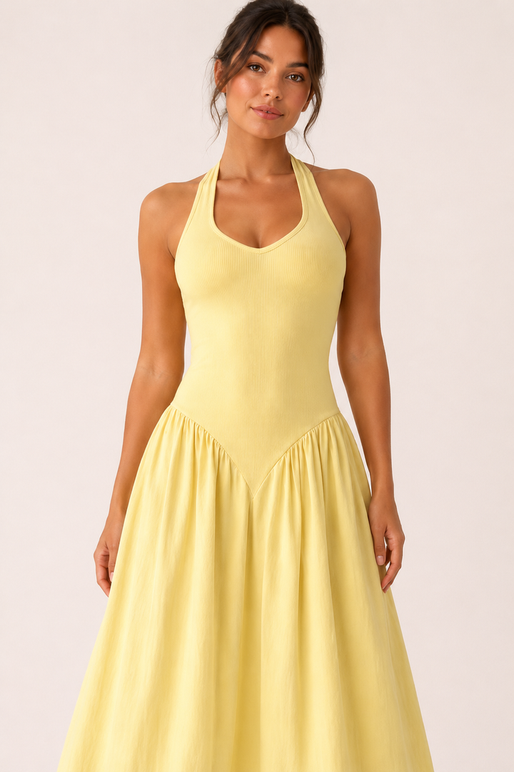 Robe longue d'été pour femmes confortable et élégante - Lotte