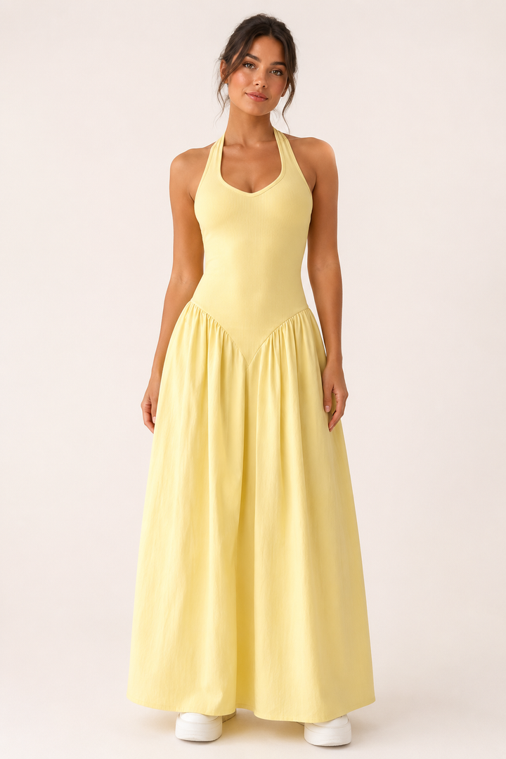 Robe longue d'été pour femmes confortable et élégante - Lotte