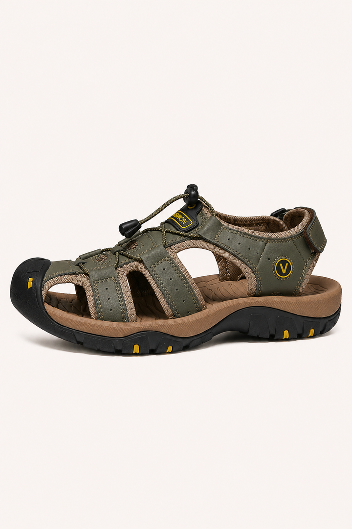 Sandales de randonnée pour homme, bout renforcé, lacet réglable - Viktor