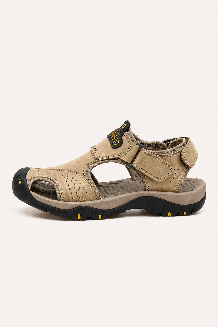 Sandales de randonnée pour homme avec bout renforcé et velcro - Theo