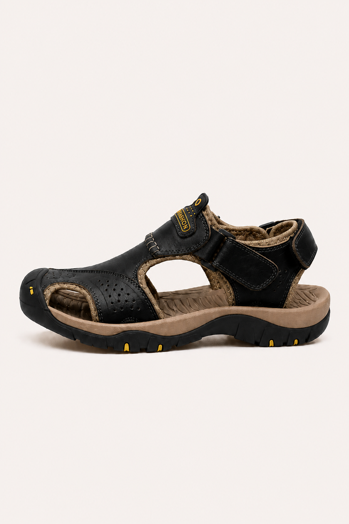 Sandales de randonnée pour homme avec bout renforcé et velcro - Theo