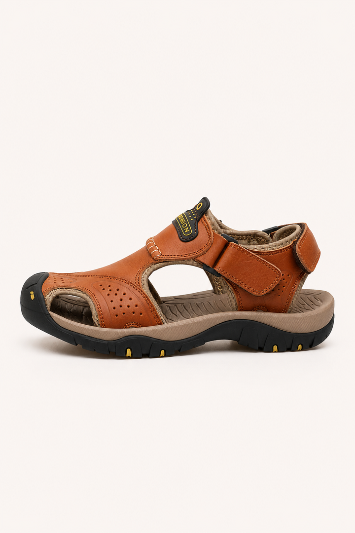 Sandales de randonnée pour homme avec bout renforcé et velcro - Theo