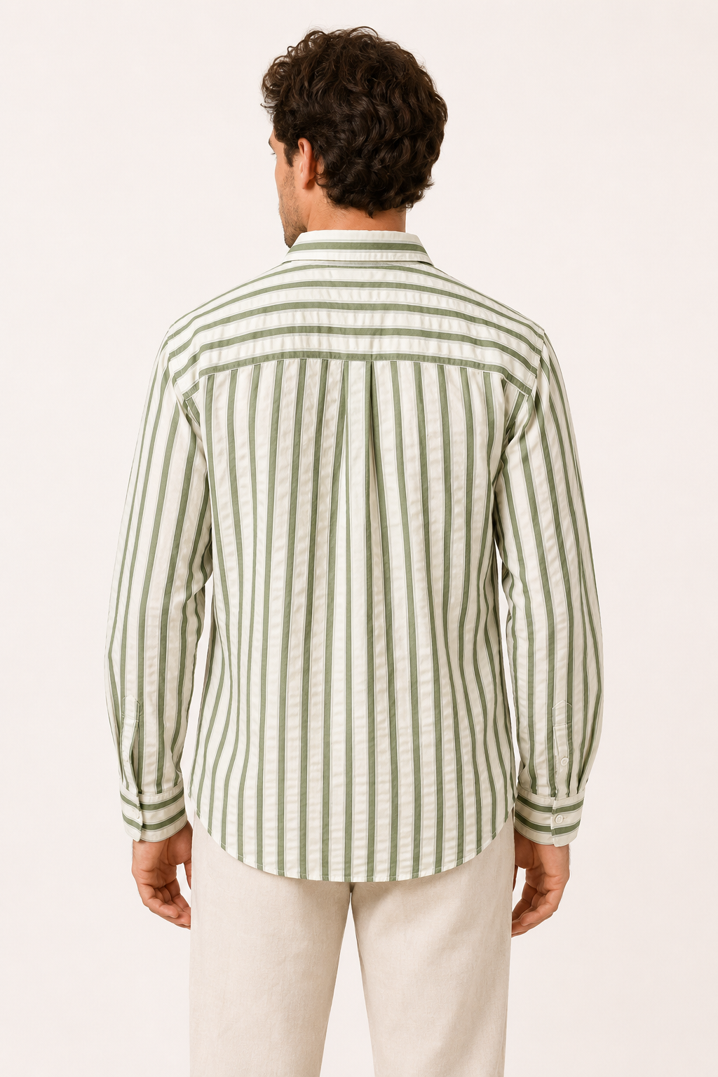 Chemise décontractée à rayures old money pour hommes - Bastian