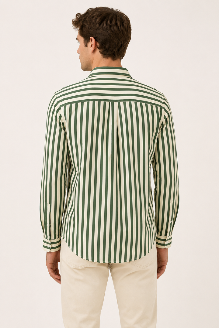 Chemise rayée à coupe décontractée pour hommes printemps-été - Gerhard