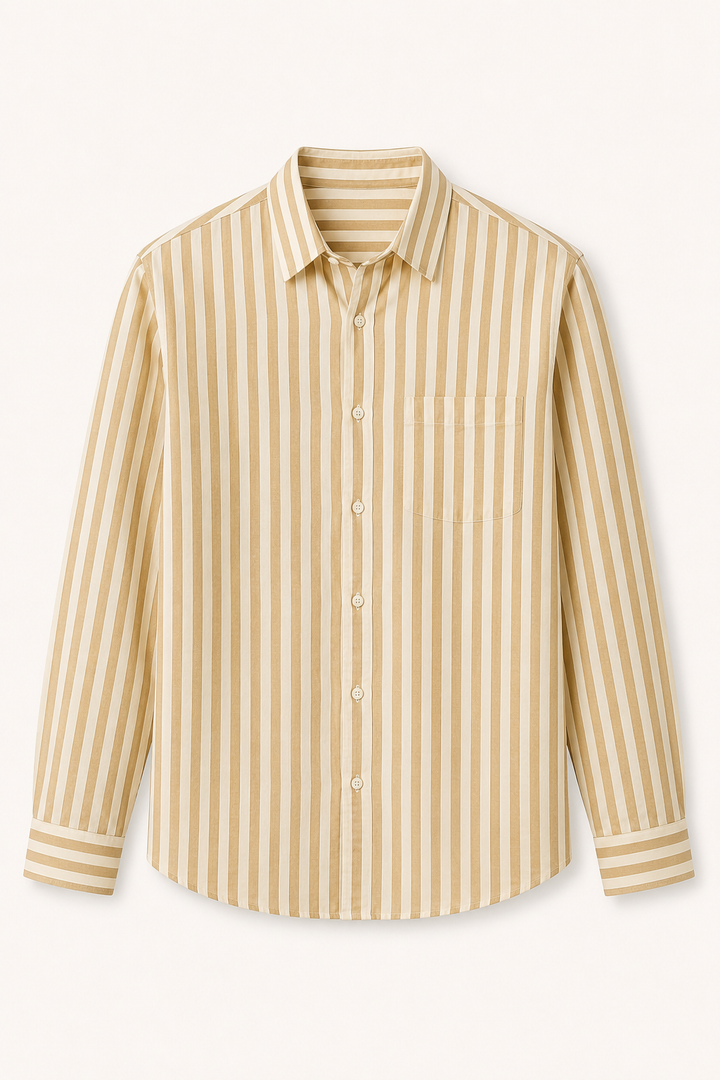 Chemise rayée à coupe décontractée pour hommes printemps-été - Gerhard