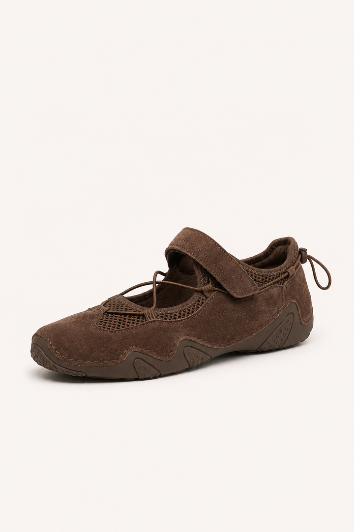 Ballerines de sport avec bride réglable et lacets élastiques - Riekerr