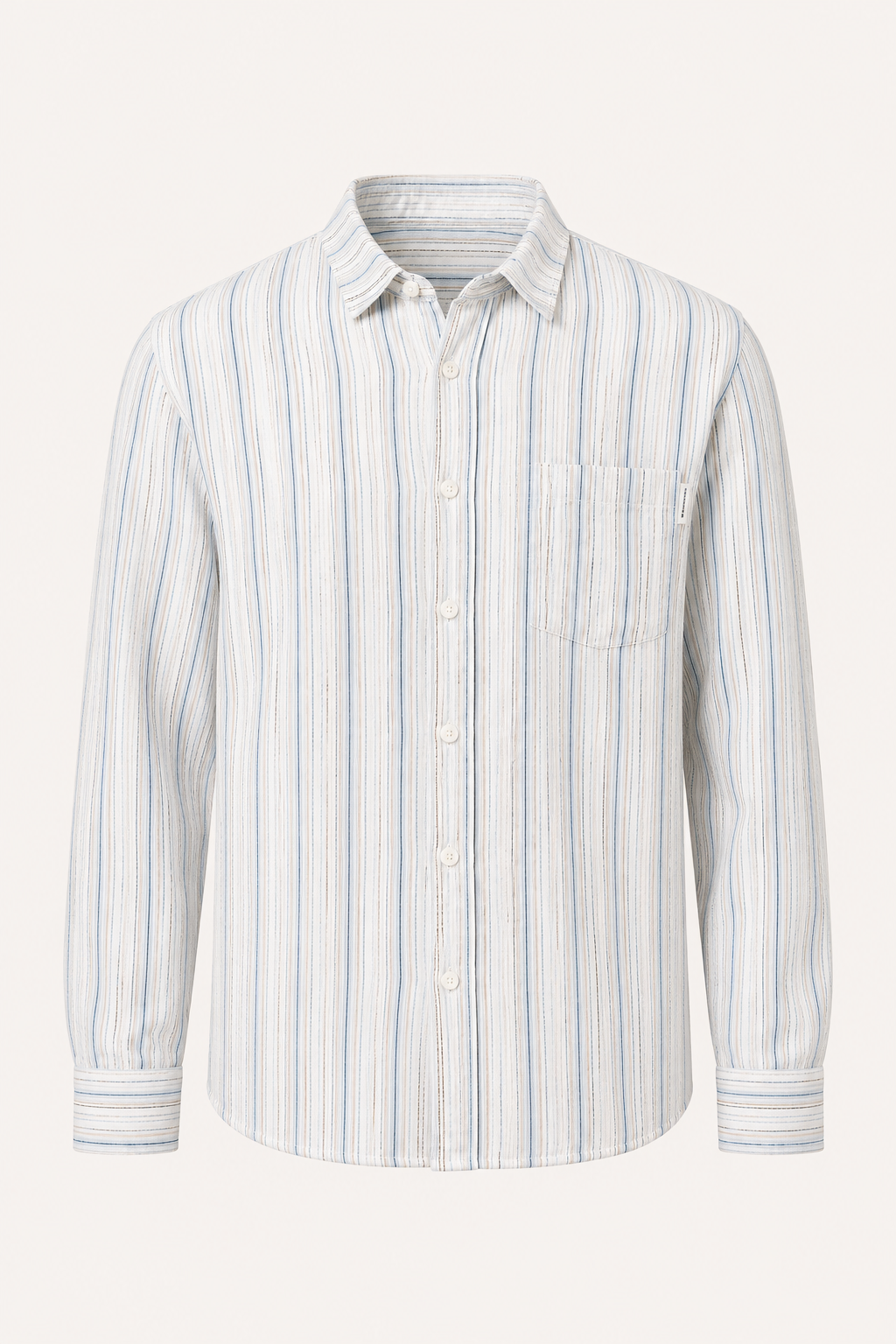 Chemise à rayures verticales pour hommes, été, décontractée et élégante - Ralf