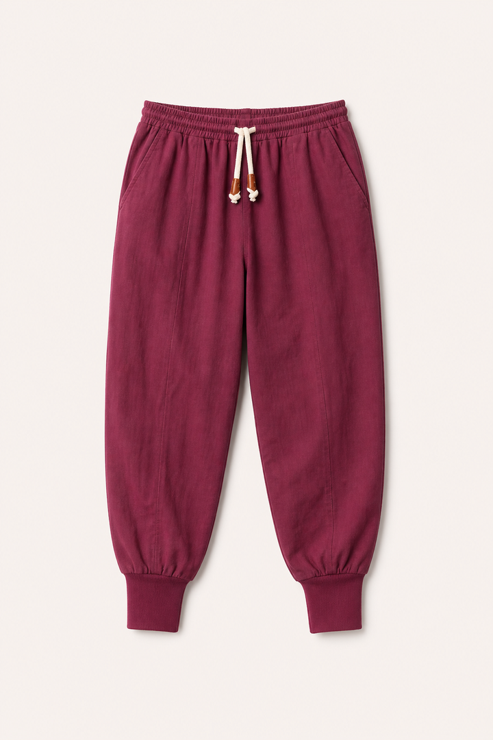 Pantalon de jogging taille élastiquée cordon de serrage coupe confortable pour tous les jours - Rayan