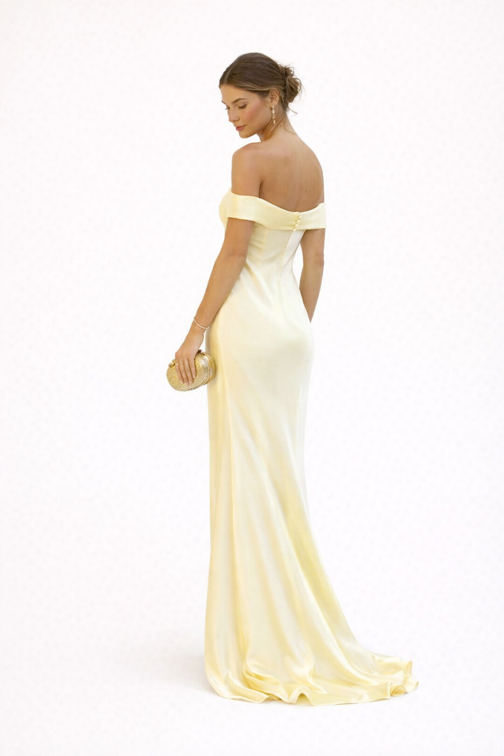 Robe de soirée longue et décolletée pour femmes - Lea