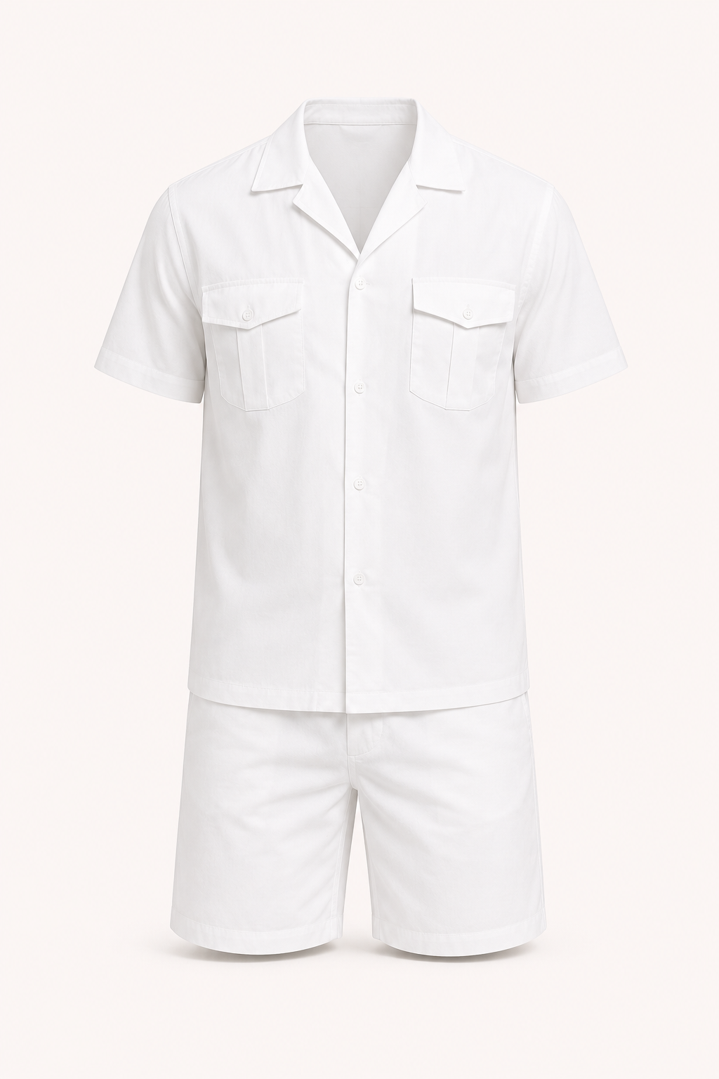 Ensemble chemise et short à double poche pour homme - Matthis