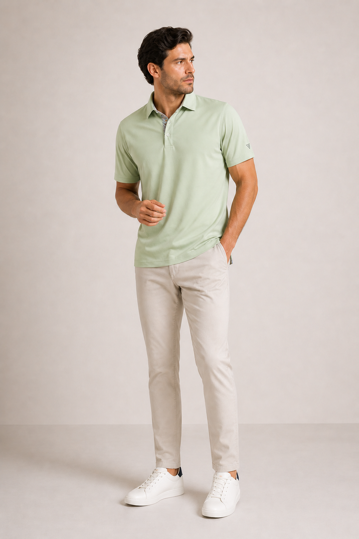 Polo classique à col court pour hommes - Gunther