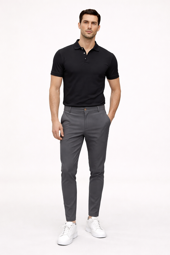 Pantalon chino pour homme, coupe droite et confortable - Zigor