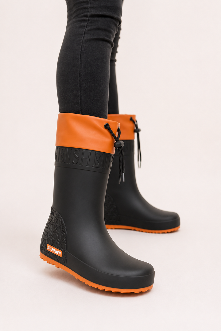 Bottes de pluie imperméables à tige haute pour femme - Rieke