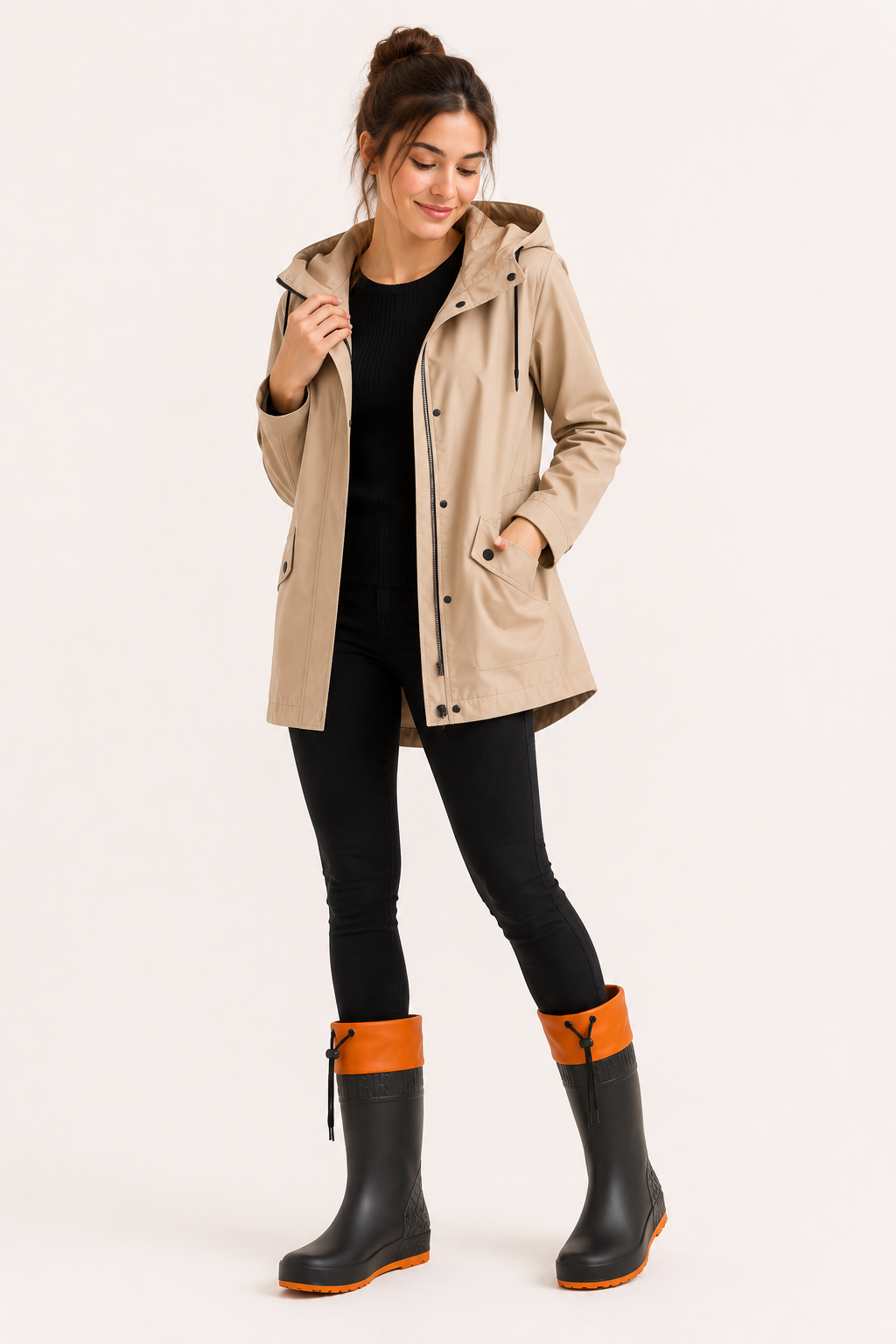 Bottes de pluie imperméables à tige haute pour femme - Rieke
