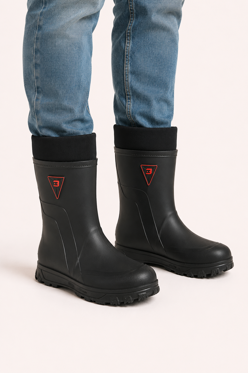 Bottes de pluie imperméables avec doublure chaude et semelle antidérapante - Hector