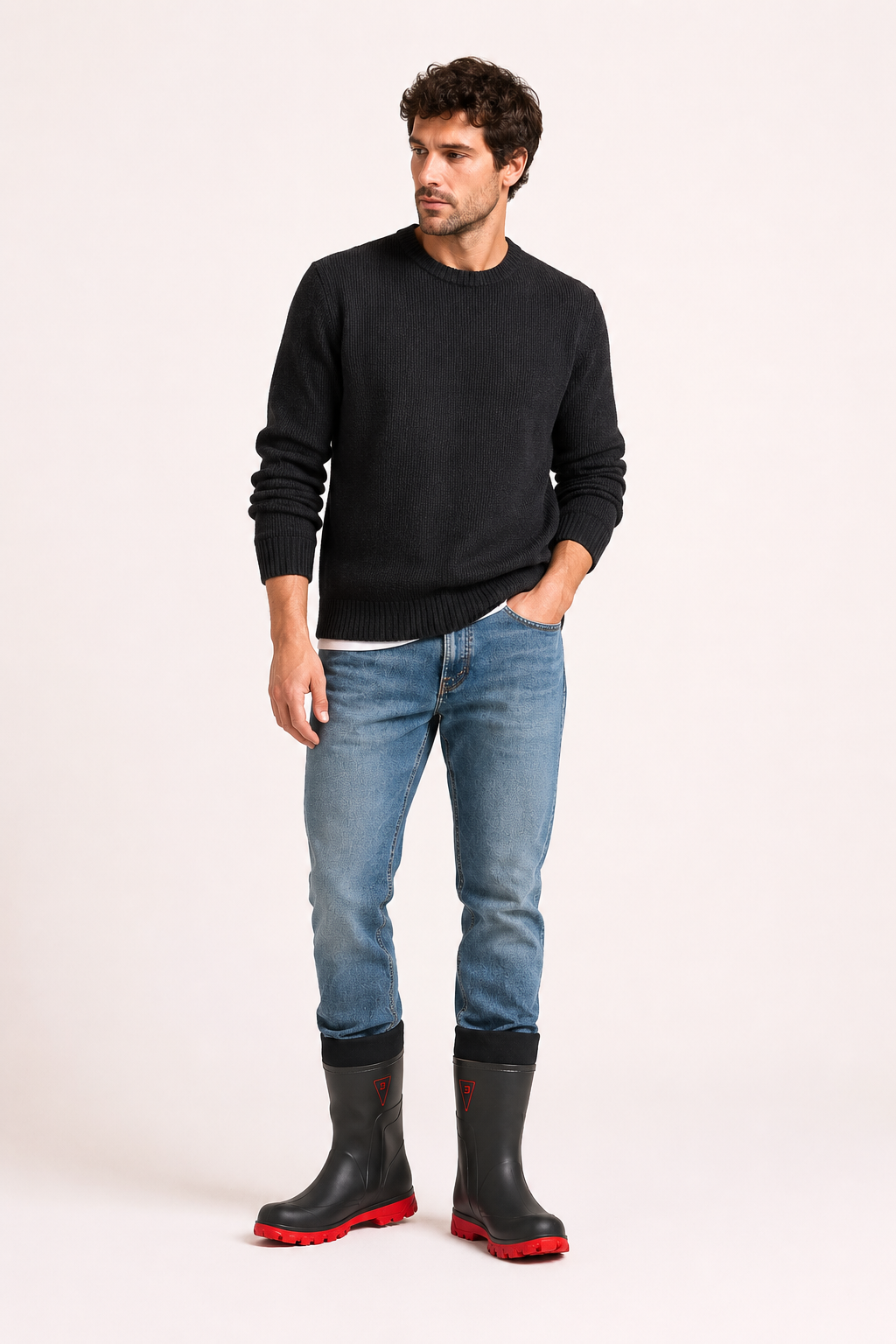 Bottes de pluie imperméables avec doublure chaude et semelle antidérapante - Hector