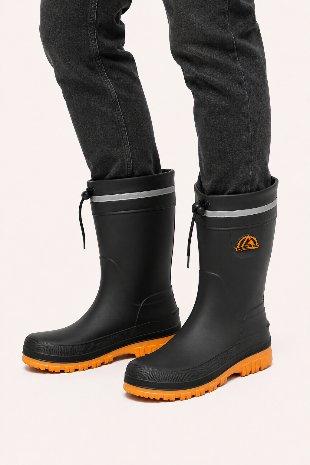 Bottes de pluie mi-tige antidérapantes pour homme - Ryun
