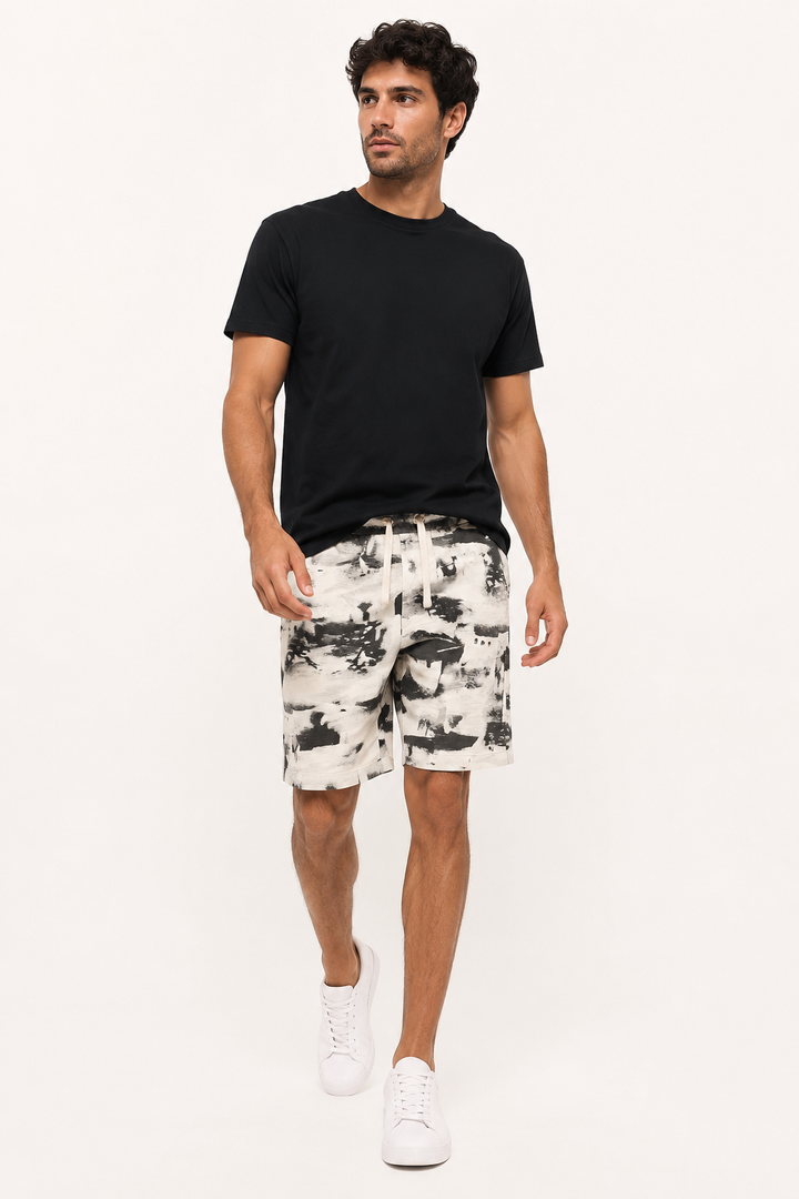 Short imprimé homme taille réglable - Hugo