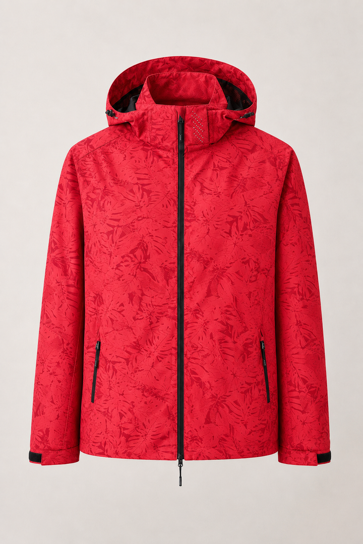 Veste coupe-vent légère unisexe à capuche et fermeture à glissière - Fassher