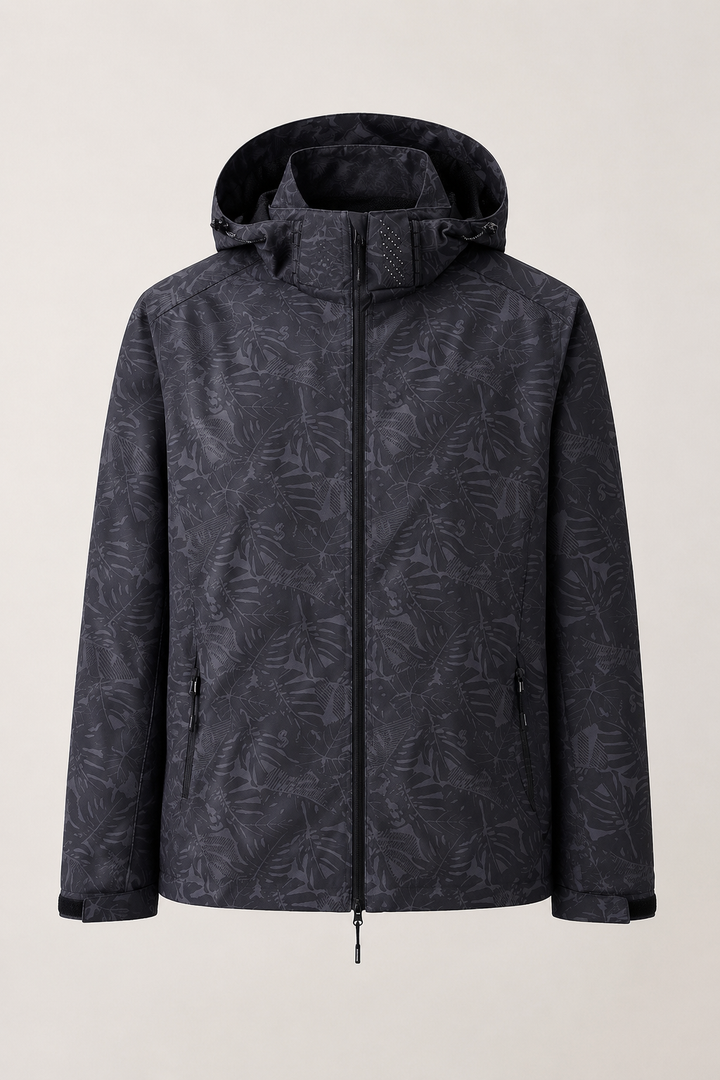 Veste coupe-vent légère unisexe à capuche et fermeture à glissière - Fassher